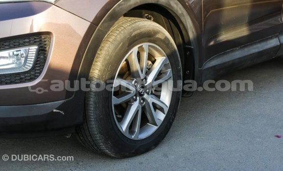 Buy Import Hyundai Santa Fe Brown Car in Import - Dubai in Antigua